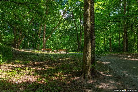 Gemeinde Waldkraiburg Landkreis Mühldorf Stadtpark Landschaft (Dirschl Johann) Deutschland MÜ